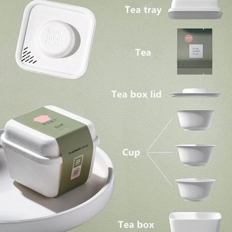 The Cozy Mug Küche & Esszimmer-Tragbares japanisches minimalistisches Teeservice – Reise-Teezubehör