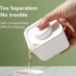 The Cozy Mug Küche & Esszimmer-Tragbares japanisches minimalistisches Teeservice – Reise-Teezubehör