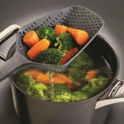 The Decor Haven Küche & Esszimmer-Tragbares Küchensieb – Abtropfwerkzeug zum Kochen