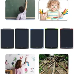 The Decor Haven Babyspielzeug-Tragbares LCD-Schreibtablett – Ultradünnes Zeichenpad für Kinder