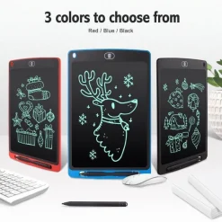 The Decor Haven Babyspielzeug-Tragbares LCD-Schreibtablett – Ultradünnes Zeichenpad für Kinder