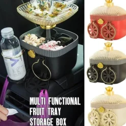 Wild u0026 Free Gear Autozubehör|Automobilindustrie-Tragbares Reisetablett - Getränkehalter-Aufbewahrungsbox für die Armlehne des Autos