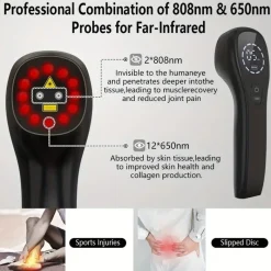 PureGlow Frauenpflege|Körperpflege-Tragbares Rotlichttherapiegerät – Verbesserte Infrarot-LED zur Muskel- und Gelenkentspannung