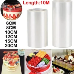 Tom Küche & Esszimmer-Transparente Acetat-Kuchenfolie für die Präsentation der Mousse-Dekoration