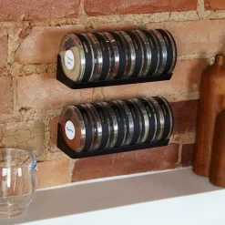 Tom Küche & Esszimmer-Transparente Gewürzbehälter - Salz- und Pfefferstreuer mit Mühle