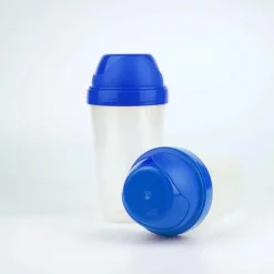 Tom Küche & Esszimmer-Transparente 300-ml-Protein-Shaker-Flasche zum mühelosen Mischen von Wasser und Nahrungsergänzungsmitteln