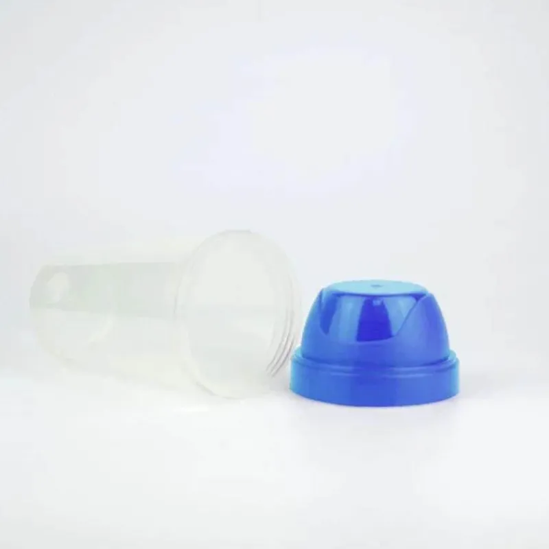 Tom Küche & Esszimmer-Transparente 300-ml-Protein-Shaker-Flasche zum mühelosen Mischen von Wasser und Nahrungsergänzungsmitteln