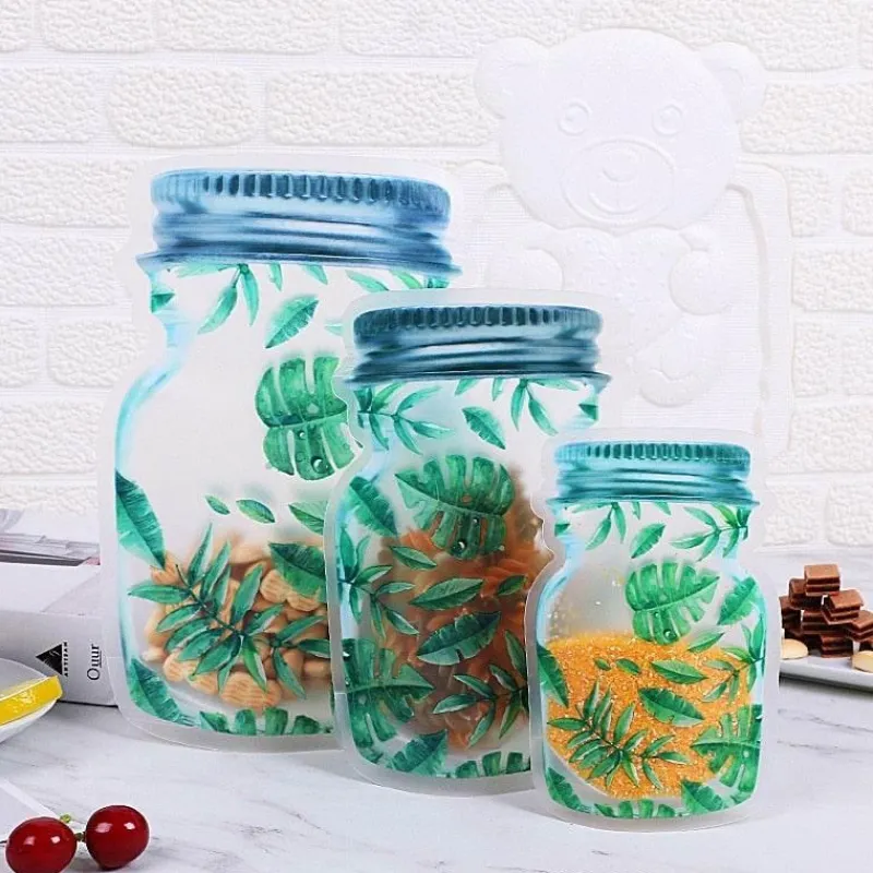 Space Savvy Küche & Esszimmer-Transparente, wiederverwendbare Aufbewahrungsbeutel – Umweltfreundliche Glas-Organizer