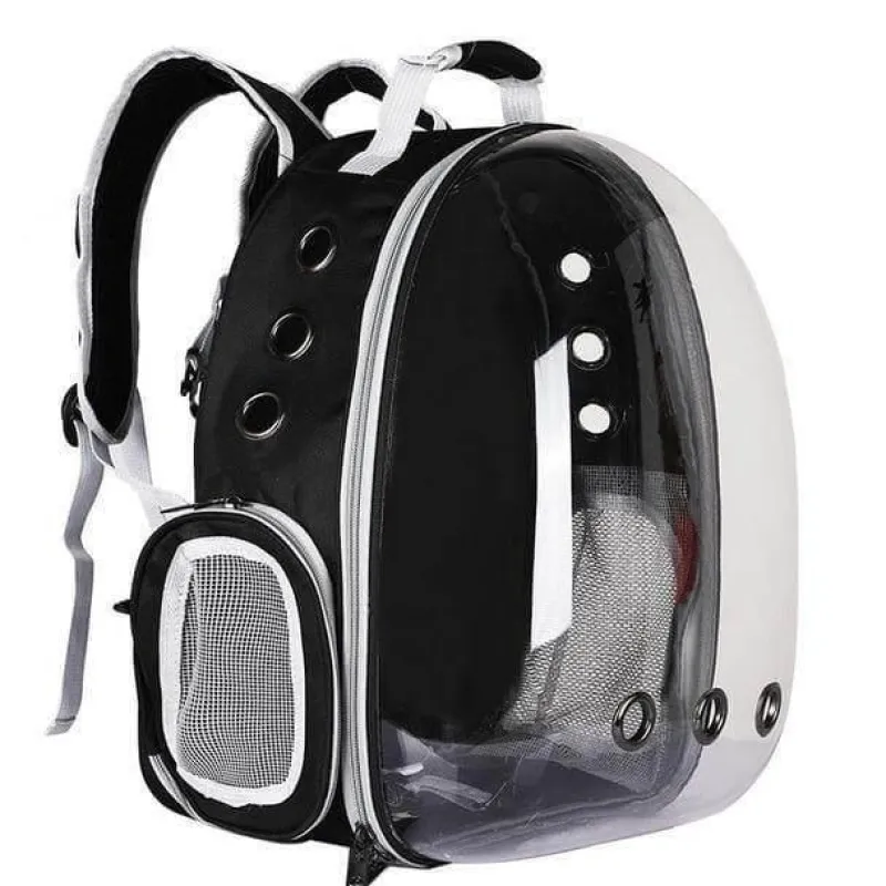 Decor Haustierzubehör|Taschen & Geldbörsen-Transparenter Haustier-Tragerucksack – Atmungsaktive Reisetasche für Katzen und Hunde