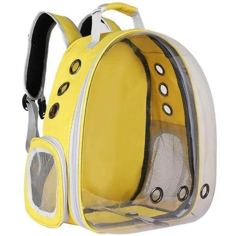 Decor Haustierzubehör|Taschen & Geldbörsen-Transparenter Haustier-Tragerucksack – Atmungsaktive Reisetasche für Katzen und Hunde
