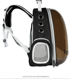 Decor Haustierzubehör|Taschen & Geldbörsen-Transparenter Haustier-Tragerucksack – Atmungsaktive Reisetasche für Katzen und Hunde