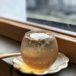 Plates u0026 More Küche & Esszimmer-Transparenter Kaffeebecher aus Glas – 400 ml für die Verwendung in der Hausbar