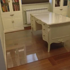 The Decor Haven Küche & Esszimmer|Gadgets Für Zuhause-Transparenter, mattierter PVC-Tischschutz – durchsichtige Tischdecke