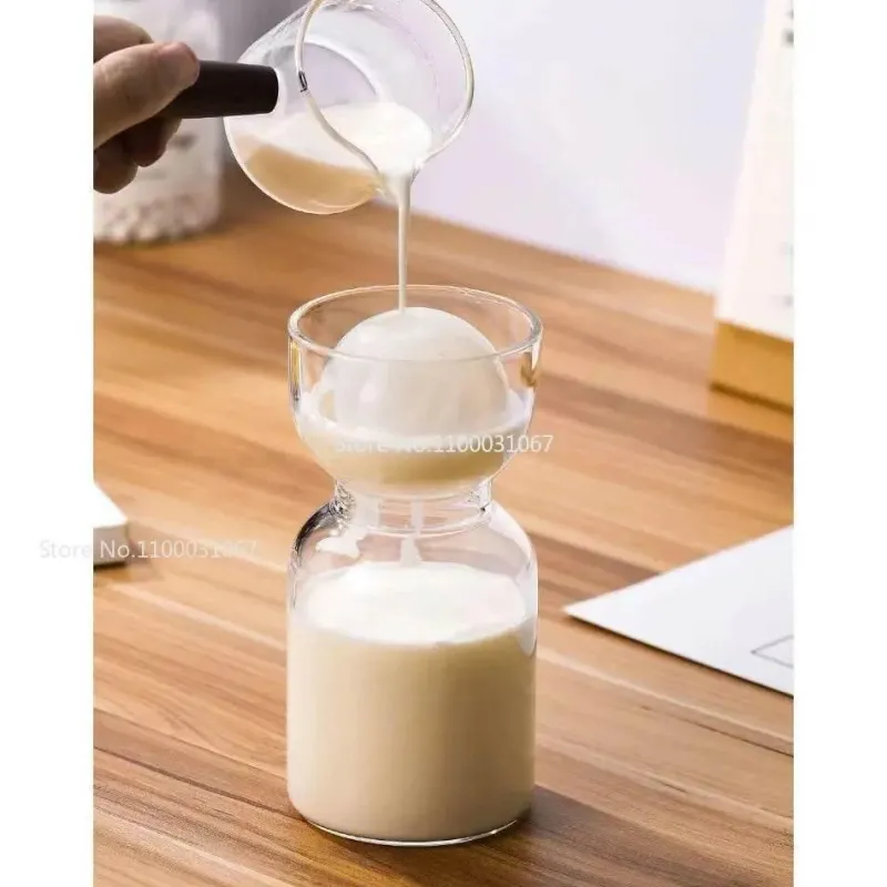 Plates u0026 More Küche & Esszimmer-Transparenter Saturn-Glasbecher – Vielseitiger Becher für Kaffee, Bier und Saft