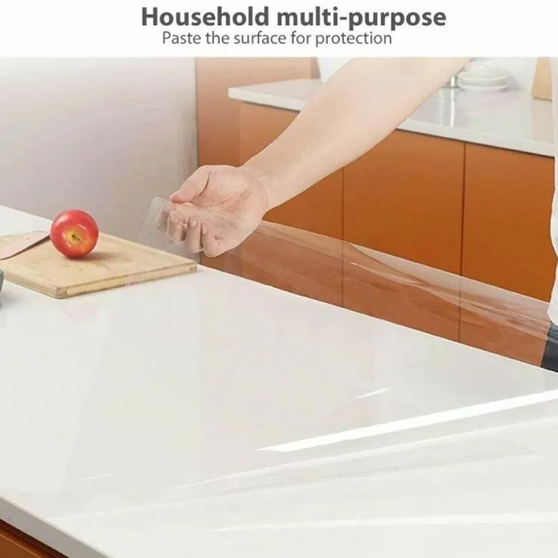 The Decor Haven Küche & Esszimmer|Gadgets Für Zuhause-Transparenter, spritzwassergeschützter Wandaufkleber – wasserfester Schutzkleber