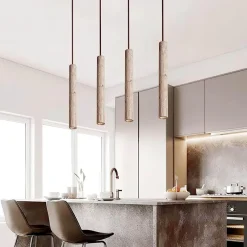 Decor Beleuchtung-Travertin-Pendelleuchte - Willa Deckenleuchte