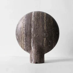 Decor Beleuchtung-Travertin-Schalenlampe – Dekorative Natursteinbeleuchtung