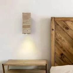 Decor Beleuchtung-Travertin-Wandleuchte – Elegante Innenleuchte