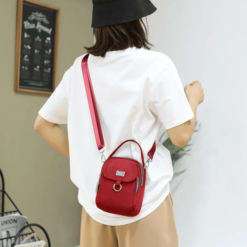 Decor Taschen & Geldbörsen-Trendy Leder Messenger Bag - Schicke Damen Crossbody Handtasche