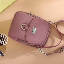 Decor Taschen & Geldbörsen-Trendy Leder Messenger Bag - Schicke Damen Crossbody Handtasche