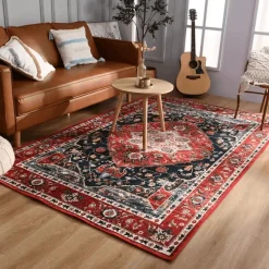 Warm Weaves Boden & Teppiche-Türkischer Vintage-Teppich – Retro-Bodendekor