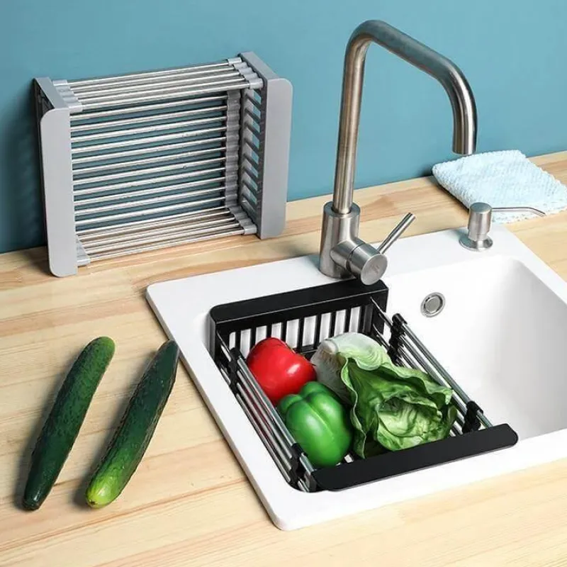 Space Savvy Küche & Esszimmer-Trockengestell aus Edelstahl – Obst- und Gemüsegestell