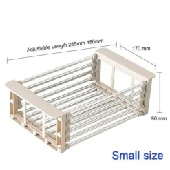 Space Savvy Küche & Esszimmer-Trockengestell aus Edelstahl – Obst- und Gemüsegestell