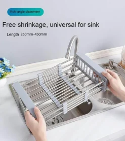 Space Savvy Küche & Esszimmer-Trockengestell aus Edelstahl – Obst- und Gemüsegestell