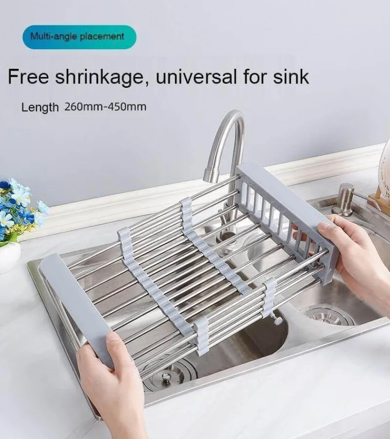 Space Savvy Küche & Esszimmer-Trockengestell aus Edelstahl – Obst- und Gemüsegestell