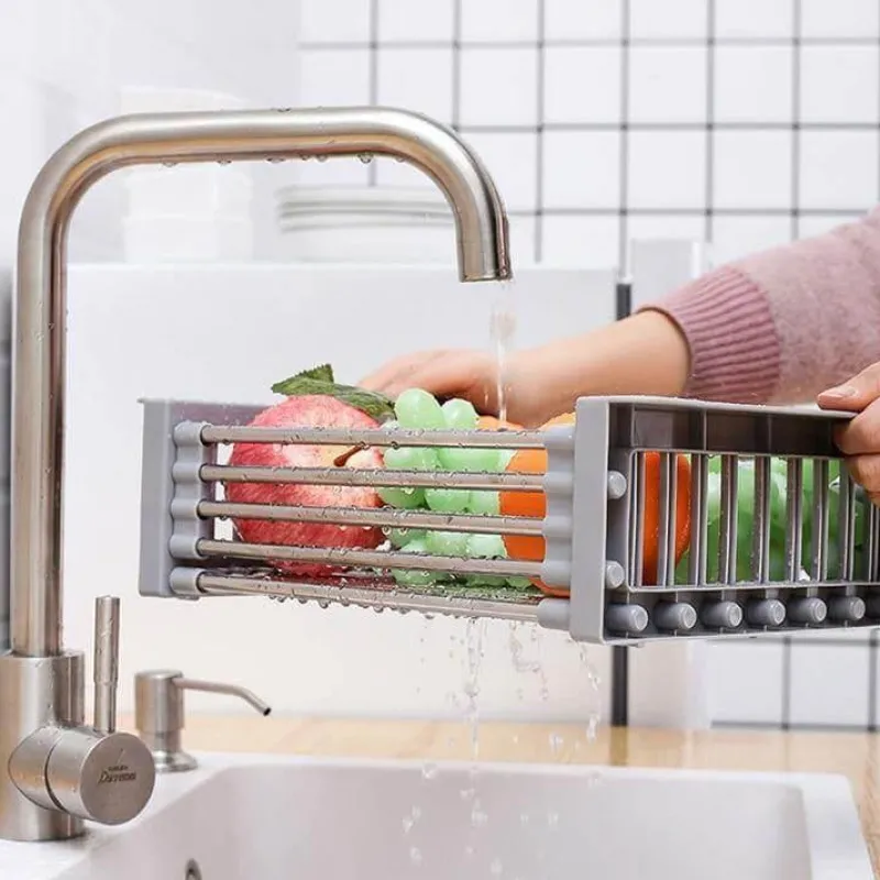 Space Savvy Küche & Esszimmer-Trockengestell aus Edelstahl – Obst- und Gemüsegestell