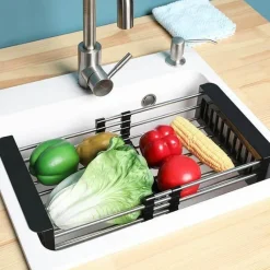 Space Savvy Küche & Esszimmer-Trockengestell aus Edelstahl – Obst- und Gemüsegestell