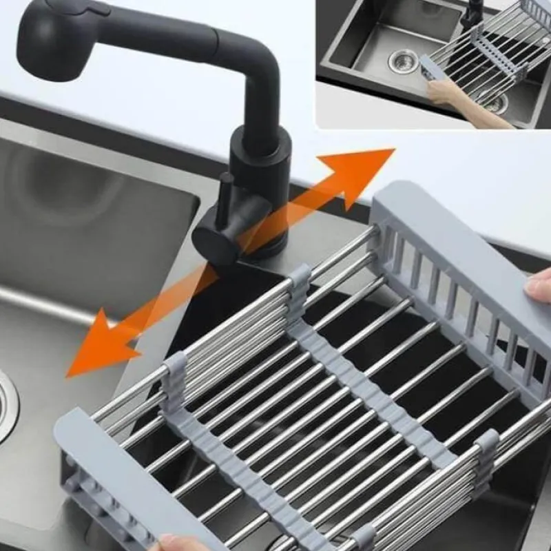 Space Savvy Küche & Esszimmer-Trockengestell aus Edelstahl – Obst- und Gemüsegestell