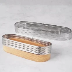 Tom Küche & Esszimmer-Törtchenform aus Edelstahl für perfekt geformte Desserts und Kuchen