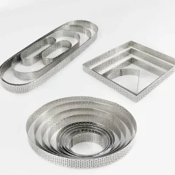 Tom Küche & Esszimmer-Törtchenform-Set aus Edelstahl – Backausstecher mit mehreren Formen