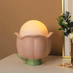 Bright Accents Beleuchtung-Tulip LED Nachtlampe - Dekoratives Tischlicht