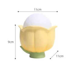 Bright Accents Beleuchtung-Tulip LED Nachtlampe - Dekoratives Tischlicht