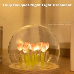 Bright Accents Beleuchtung-Tulpen-Nachtlicht - Dekorative LED-Lampe für Kinder
