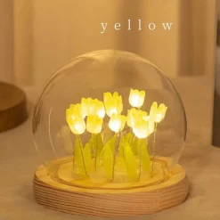 Bright Accents Beleuchtung-Tulpen-Nachtlicht - Dekorative LED-Lampe für Kinder