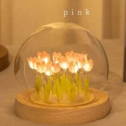Bright Accents Beleuchtung-Tulpen-Nachtlicht - Dekorative LED-Lampe für Kinder