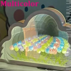 Timeless Touch Beleuchtung-Tulpen-Nachtlicht – Florale Atmosphärenlampe