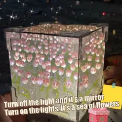 Accent u0026 Adorn Beleuchtung-Tulpenspiegellampe - Elegant beleuchtetes Dekolicht