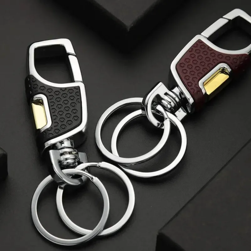 Wild u0026 Free Gear Autozubehör|Automobilindustrie-Twist Design Doppelschalter-Schlüsselanhänger-Clip – elegantes, funktionales Accessoire