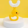 Kinder The Decor Haven Kinderwagen & Zubehör-U-förmige Enten-Kinderzahnbürste – lustiges Mundpflegewerkzeug für Kinder