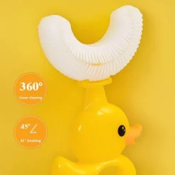 Kinder The Decor Haven Kinderwagen & Zubehör-U-förmige Enten-Kinderzahnbürste – lustiges Mundpflegewerkzeug für Kinder