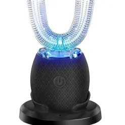 Tranquil Waters Gadgets Für Zuhause|Badezimmer-U-förmiger Zahnreiniger mit blauem Licht – Clean360 Dentalgerät