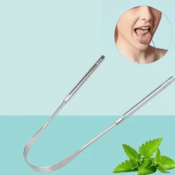 Velvo Care Männerpflege|Frauenpflege-U-förmiger Zungenschaber – Werkzeug zur Entfernung von Mundgeruch