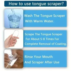 Velvo Care Männerpflege|Frauenpflege-U-förmiger Zungenschaber – Werkzeug zur Entfernung von Mundgeruch