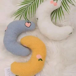 Furendo Haustierzubehör|Reinigungswerkzeuge Für Haustiere-U-förmiges beruhigendes Haustierkissen – gemütliches Bett für Hunde und Katzen