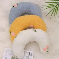 Furendo Haustierzubehör|Reinigungswerkzeuge Für Haustiere-U-förmiges beruhigendes Haustierkissen – gemütliches Bett für Hunde und Katzen