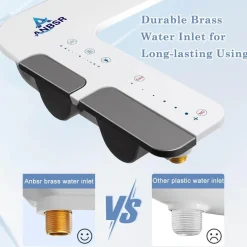 Tranquil Touch Mobilitäts- Und Support-Tools|Gesundheits-Gadgets-Ultradünnes selbstreinigendes Bidet – Premium-Komfort-Toilettenzubehör